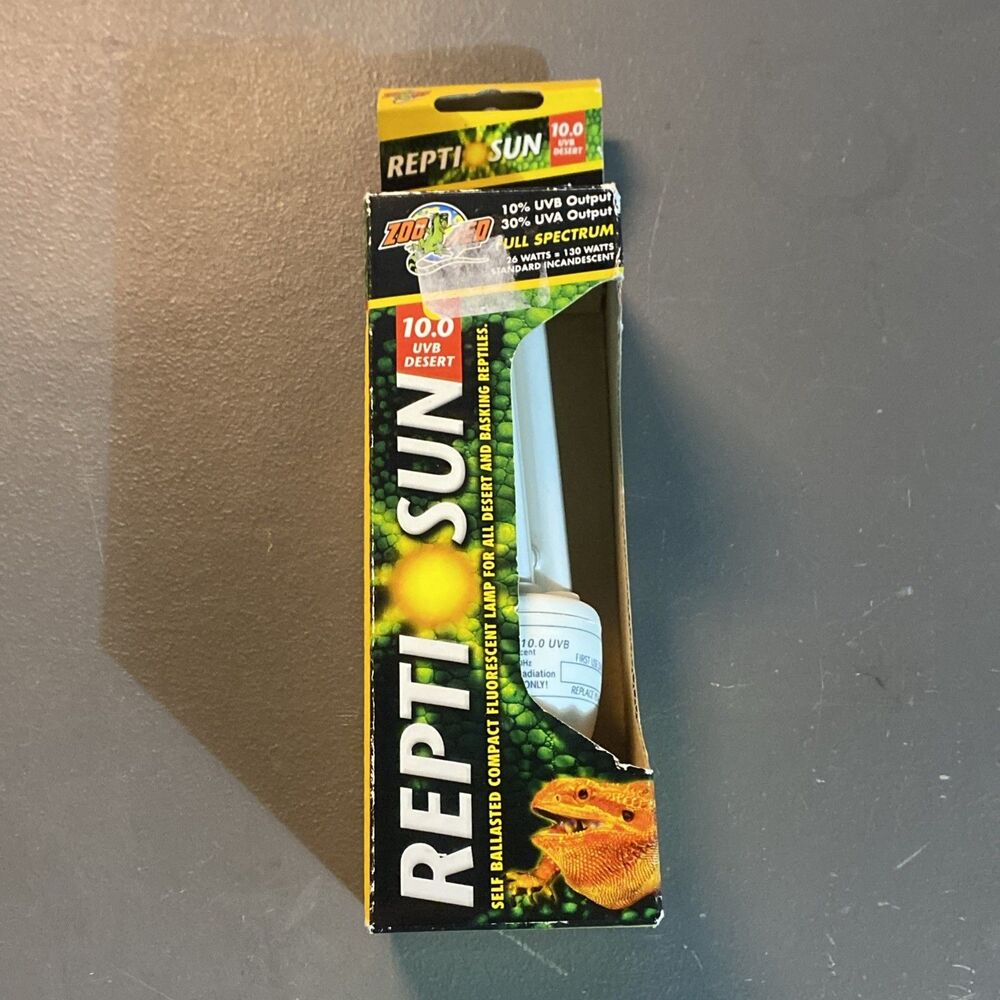 Zoo Med ReptiSun 10.0 UVB Bulb 26 watt E-26 Base FS-C10